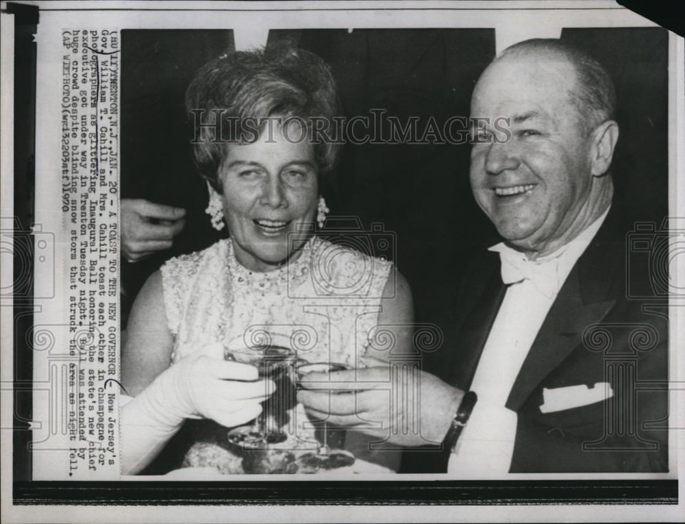 1970 Press Photo New Jersey Governor &amp; Mrs William Cahill - RSL95783 - Historic Images