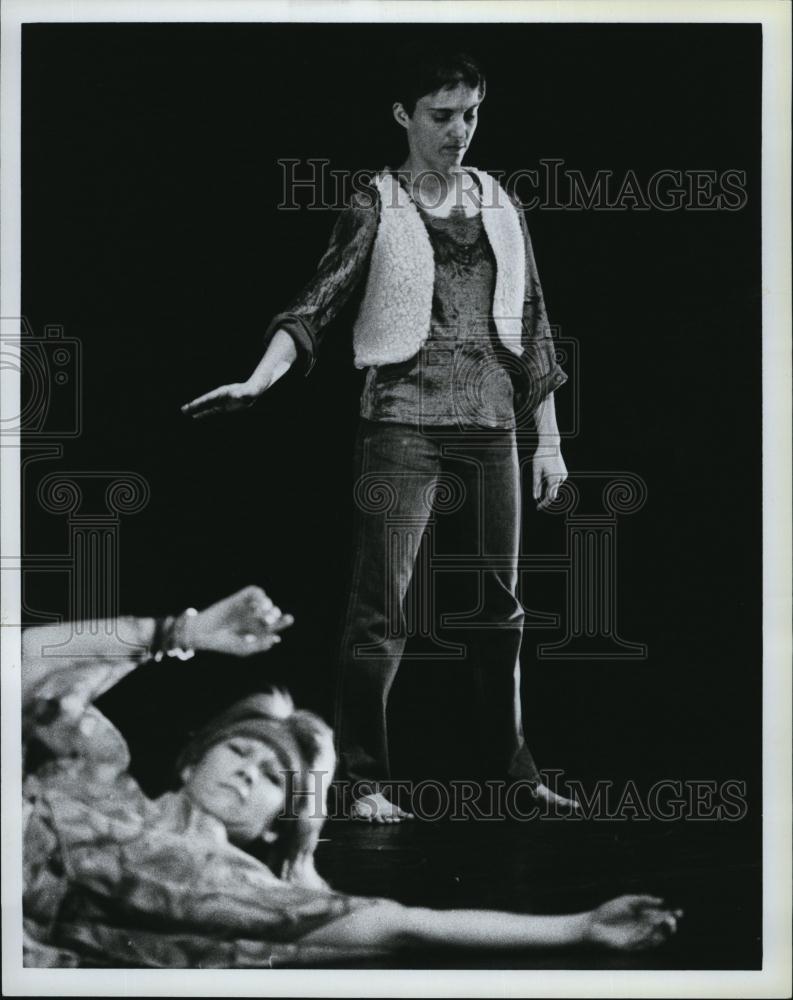 1986 Press Photo Susan Rose &amp; dancers of Boston Shakespear Company - RSL79725 - Historic Images