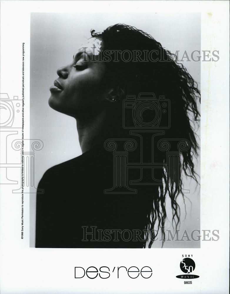 Press Photo Dess'ree, British R&B recording artist - RSL81131 - Historic Images