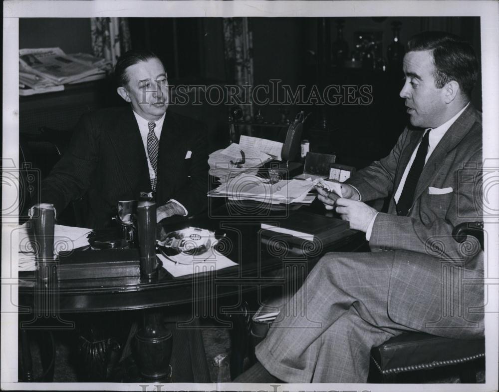 1951 Press Photo Billy Rose, Jack O&#39;Brien - RSL88981 - Historic Images