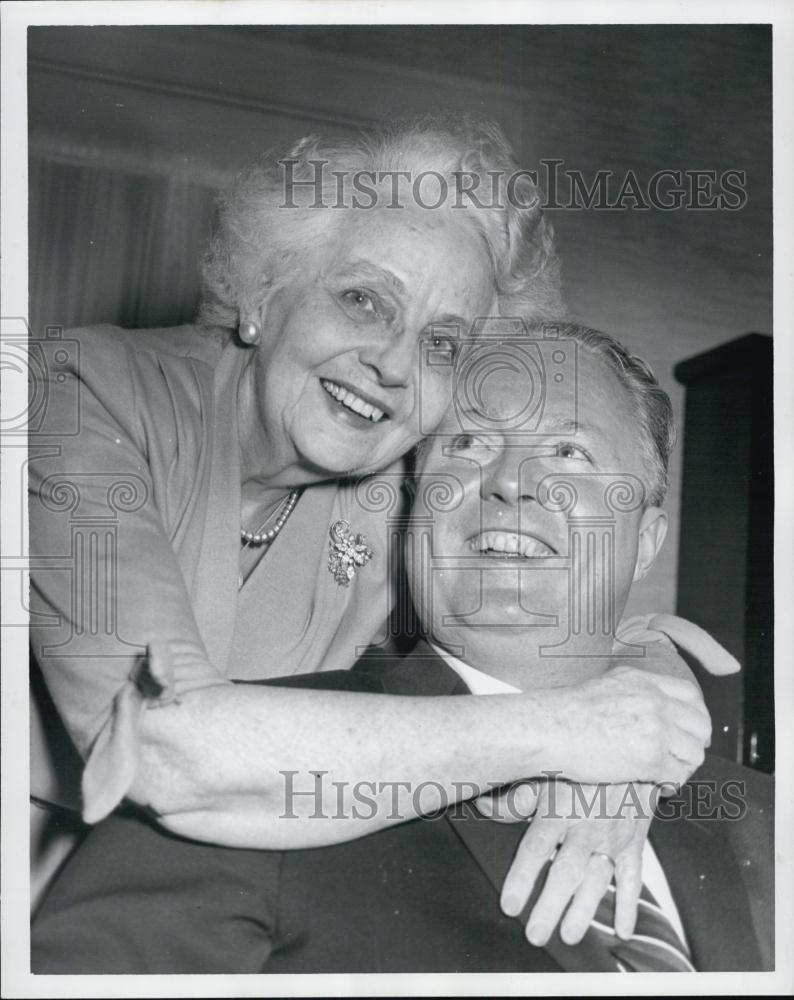 1959 Press Photo Mayor Mark Collins &amp; Mrs Margaret Collins - RSL03221 - Historic Images