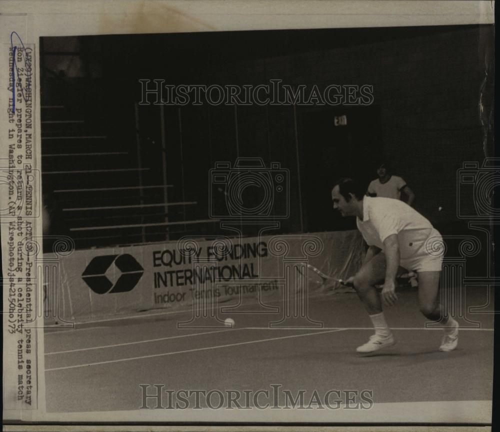 1973 Press Photo Ron Ziegler, White House Press Secretary - RSL97431 - Historic Images