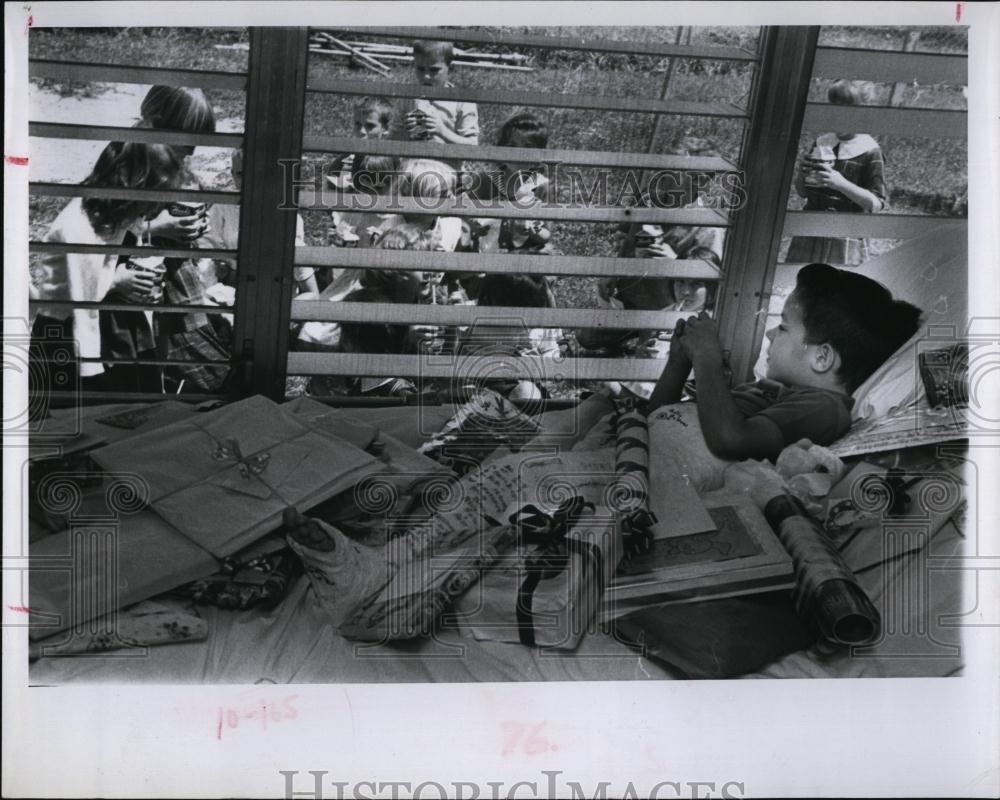 1966 Press Photo Danny Padley First grader at 54th Avenue Elementary School - Historic Images