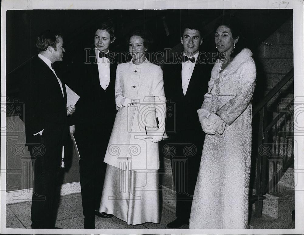 1968 Press Photo Paolo Carega James Cootes Gail Hatch Stefano Fenoaltea Pamela - Historic Images