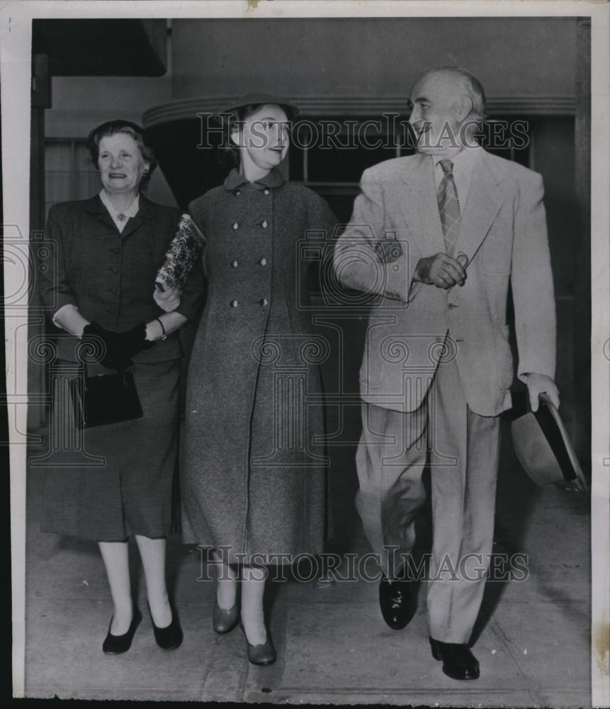 1954 Press Photo Mae Marsh, Lillian Gish, Donald Crisp, &quot;The Birth of a Nation&quot; - Historic Images