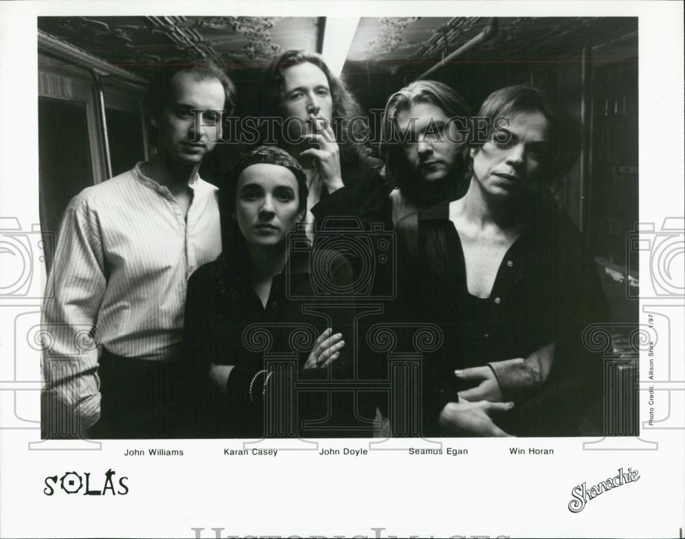 1997 Press Photo Members Of Music Group Solas - RSL00635 - Historic Images