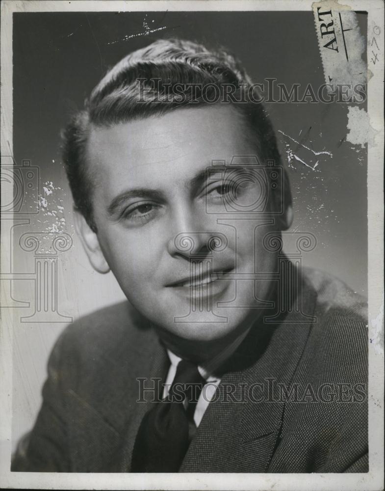 1945 Press Photo Allan Jones was an American actor and tenor - RSL83063 - Historic Images