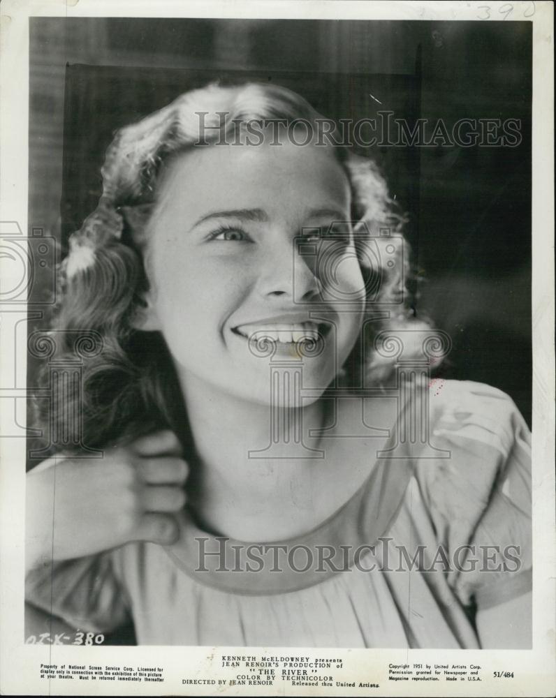 1952 Press Photo Patricia Walters stars in "The River" - RSL03299 - Historic Images