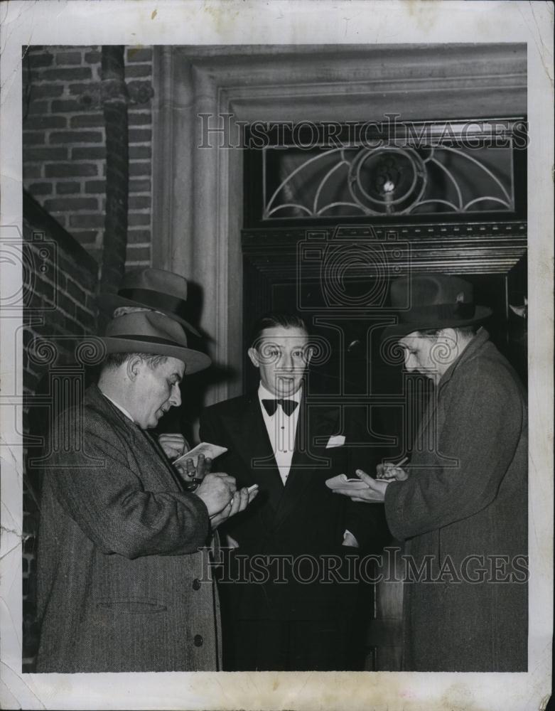 1950 Press Photo Billy Rose Robbed Lyricist, Impresario, Diamond Horseshoe - Historic Images