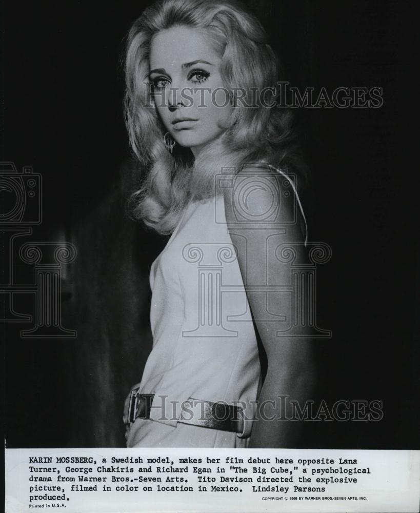 1969 Press Photo Actress Karin Mossberg In &quot;The Big Cube&quot; - RSL46189 - Historic Images