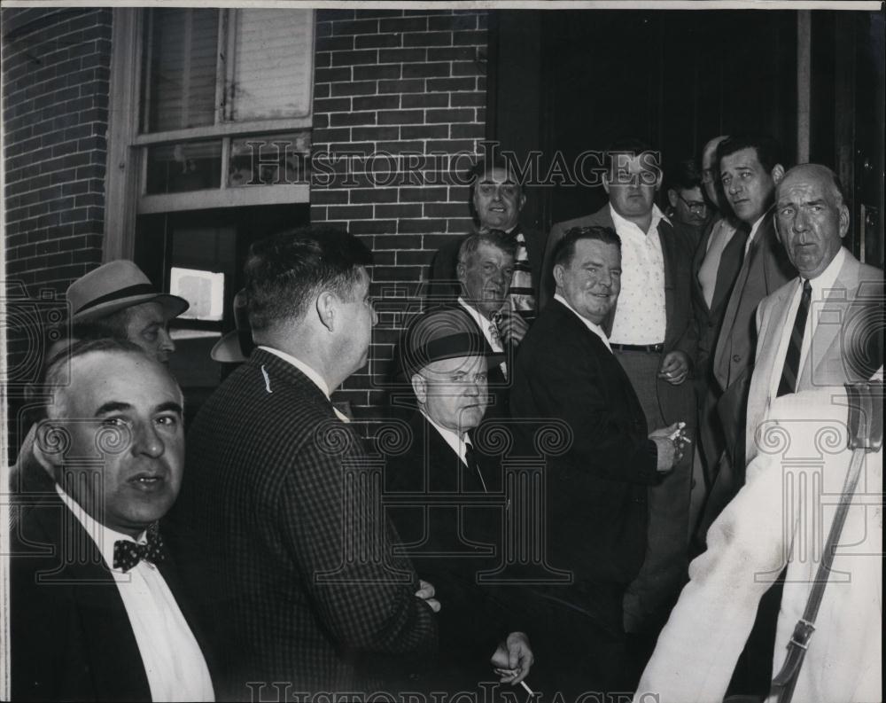 1959 Press Photo John F &quot;Red&quot; Moran, Int&#39;l Vice Pres of Longahoremens Union - Historic Images