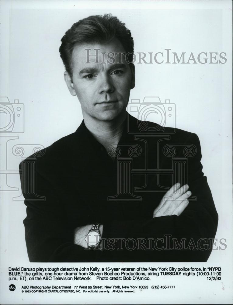 1993 Press Photo David Caruso Stars In &quot;NYPD Blue&quot; - RSL42759 - Historic Images