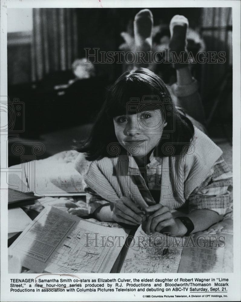 1965 Press Photo Actress Samantha Smith As Elizabeth Culver In "Lime Street" - Historic Images