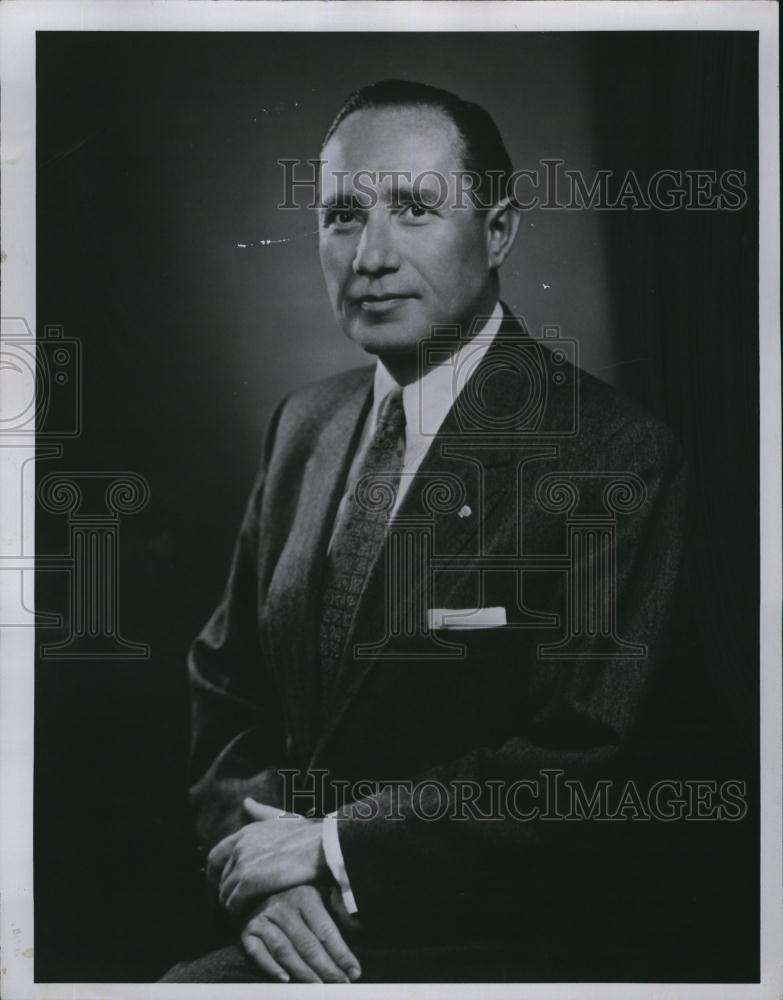 1957 Press Photo Phillip Klintzmick Industrial Person - RSL82733 - Historic Images