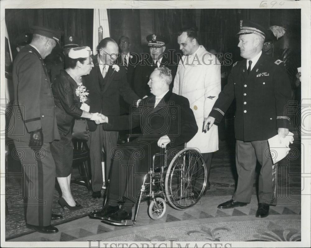 1964 Press Photo Boston Mayor John F Collins at the State House - RSL05477 - Historic Images