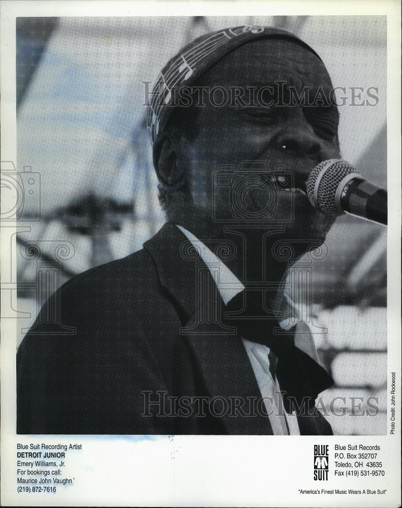 Press Photo Popular Musician Detroit Junior - RSL81045 - Historic Images