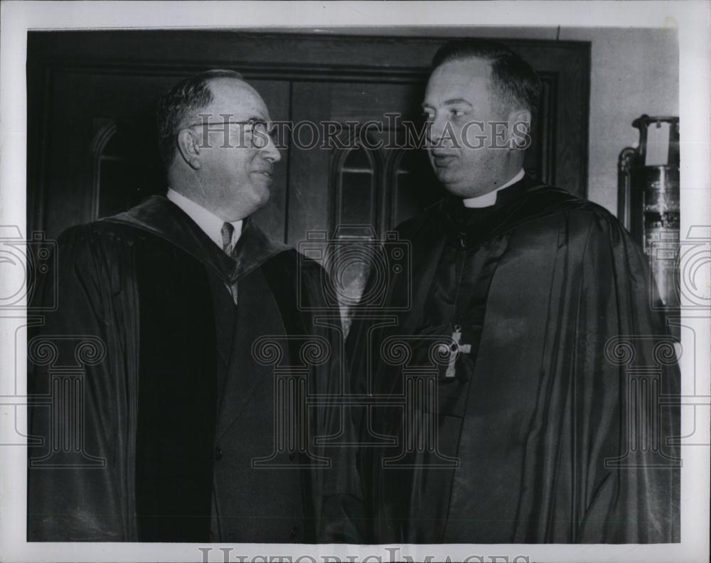 1949 Press Photo Rev G Bromley Oxnam & Franklin Clark Fry - RSL85837 - Historic Images