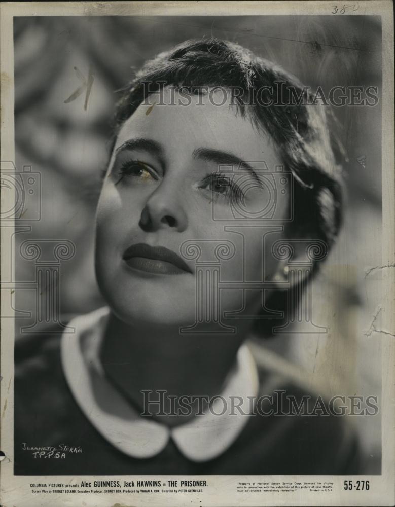 1956 Press Photo Actress Jeannette Sterke in "The Prisoner" - RSL80447 - Historic Images