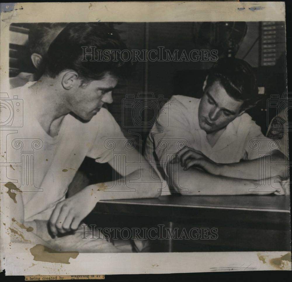 1955 Press Photo Wiliam Joles Jr and his brother Daniel - RSL84983 - Historic Images