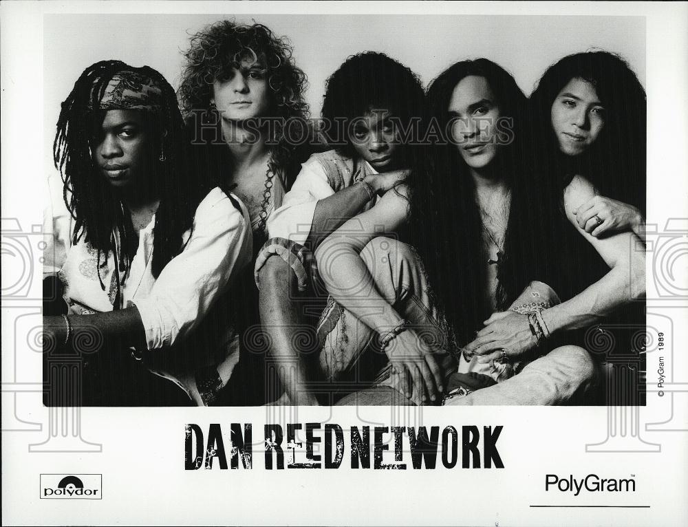 1989 Press Photo Funk Rock Band Dan Reed Network - RSL08557 - Historic Images