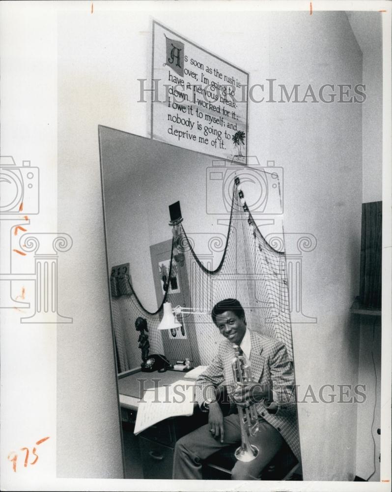 1973 Press Photo Chris Styles St Petersburg Jr College Band Director - RSL63165 - Historic Images