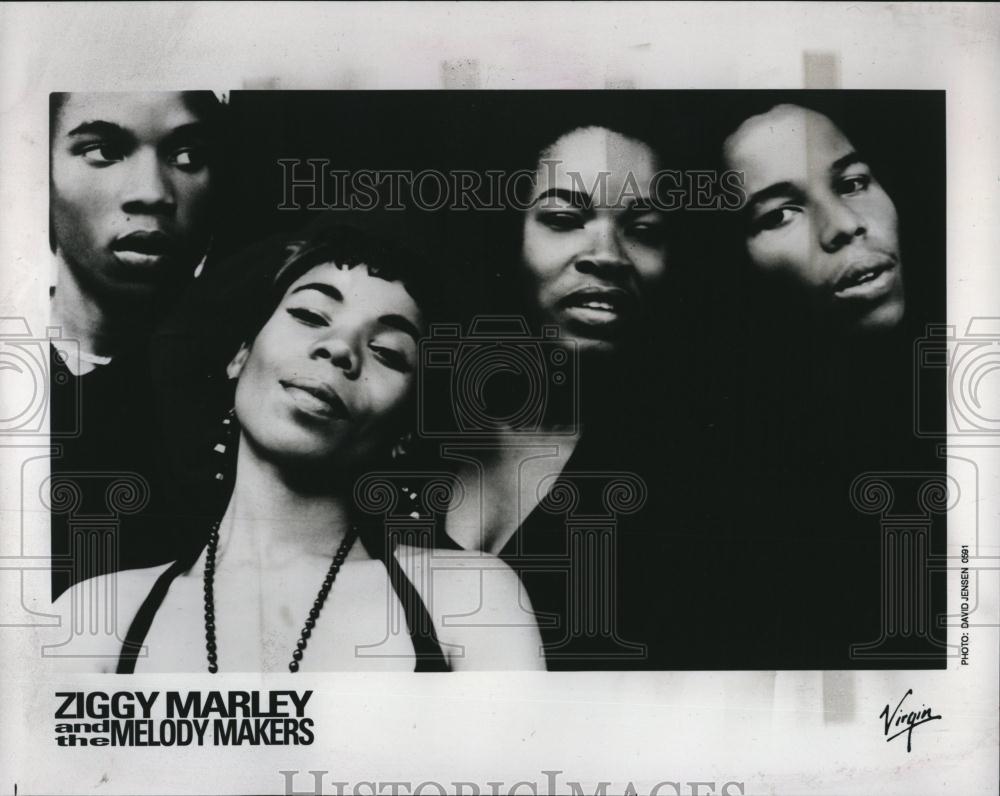 1991 Press Photo Ziggy Marley and the Melody Makers - RSL79045 - Historic Images