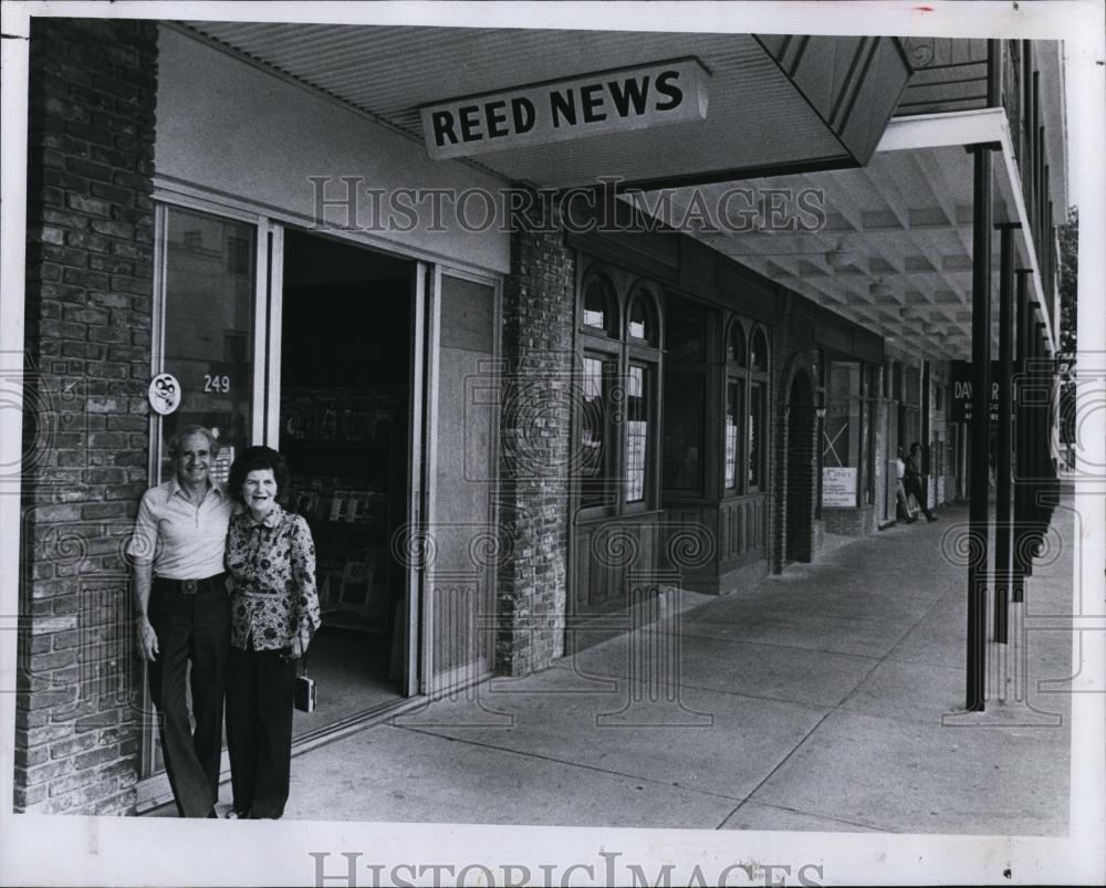 1981 Press Photo Ed and Dorothy Reed, Reed News in Detroit - RSL96815 - Historic Images