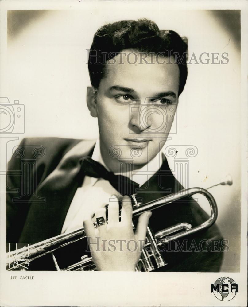 1958 Press Photo Lee Castle is an American jazz trumpeter and bandleader - Historic Images