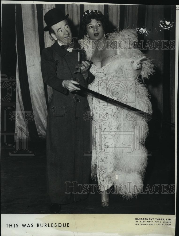 1966 Press Photo Ann Corio Stars In &quot;This Was Burlesque&quot; - RSL46587 - Historic Images