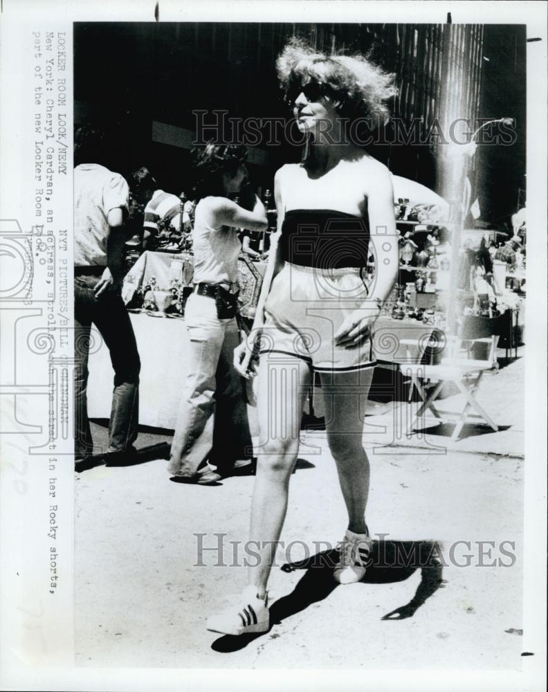 1981 Press Photo Actress Cheyl Cardran Showing New Look - RSL61629 - Historic Images