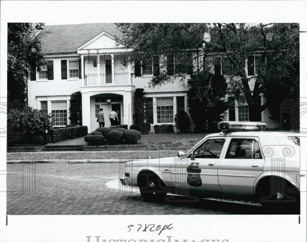 1991 Press Photo Businessman Bob Thomas&#39;s Home Where He was Held Hostage - Historic Images