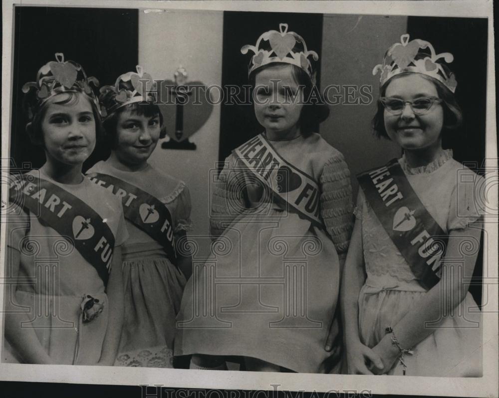 1966 Press Photo Massachusetts Little Miss Heart Funds" - RSL87185 - Historic Images