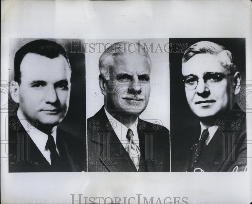 1946 Press Photo George W Malone, James P Kem, Henry C Dworshak Senators - Historic Images