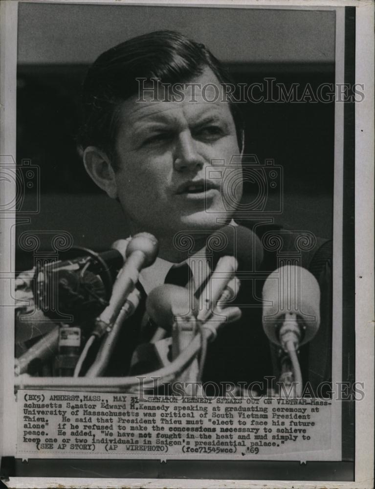 1969 Press Photo Senator Edward Kennedy - RSL92623 - Historic Images