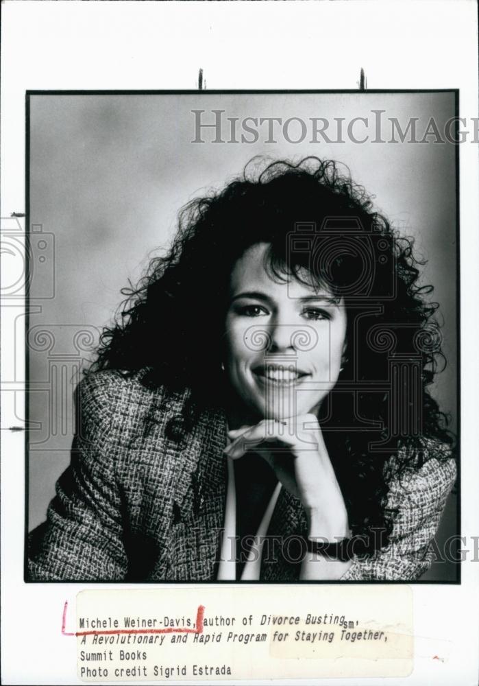 1992 Press Photo Michele Weiner-Davis author of &quot;Divorce Busting - RSL62229 - Historic Images