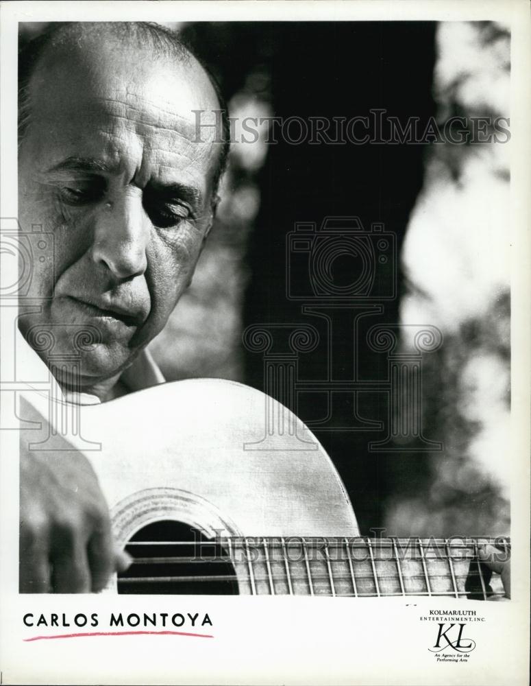 Press Photo Carlos Montoya, Flamenco Guitarist - RSL63921 - Historic Images