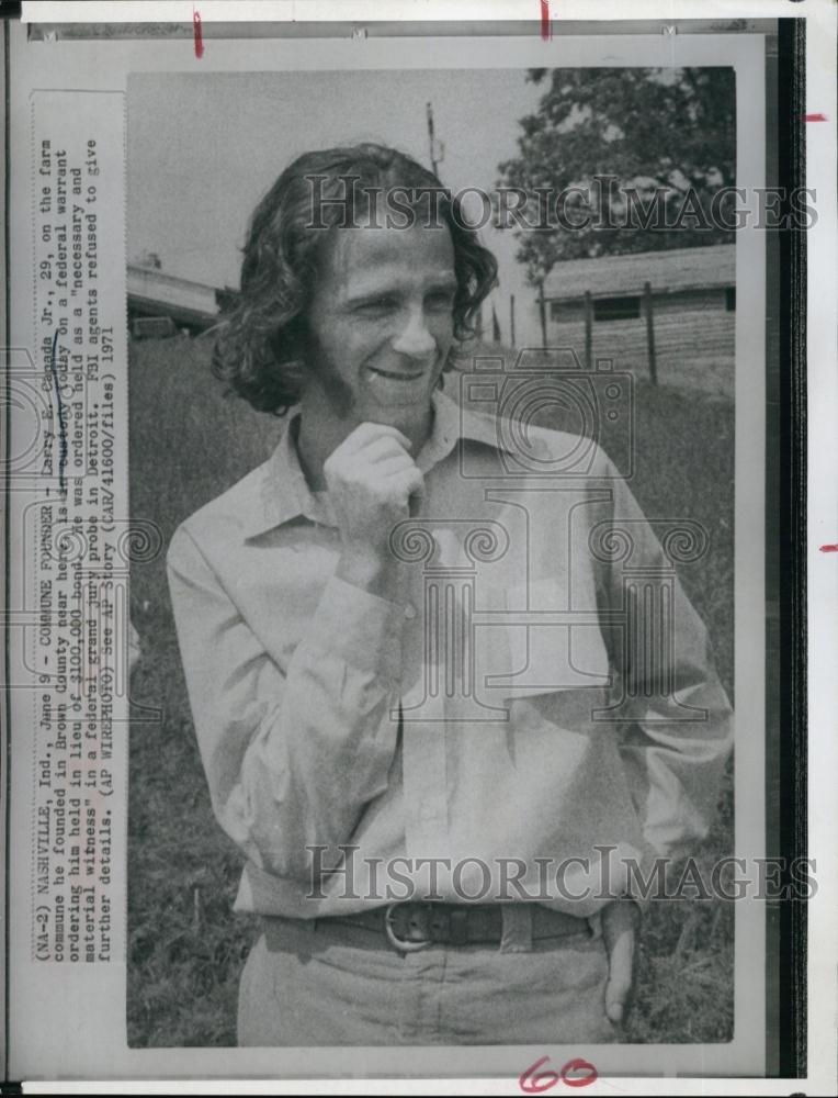 1971 Press Photo Larry E Canada Jr - RSL64131 - Historic Images