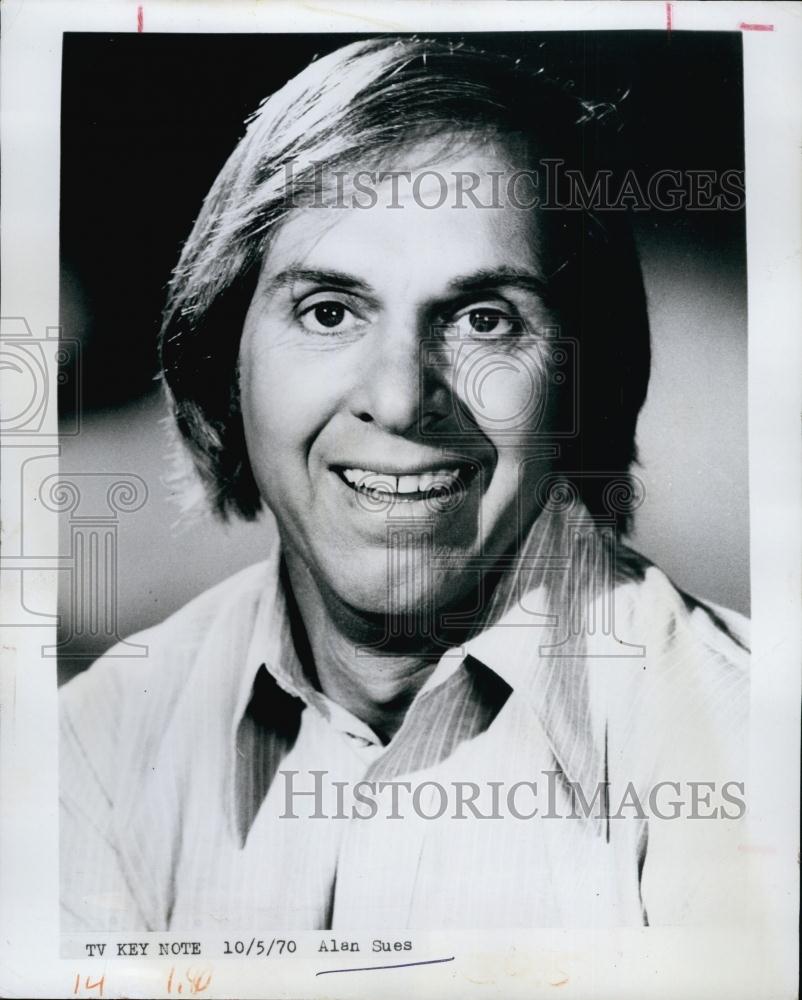 1970 Press Photo American comic actor Alan Sues - RSL63221 - Historic Images