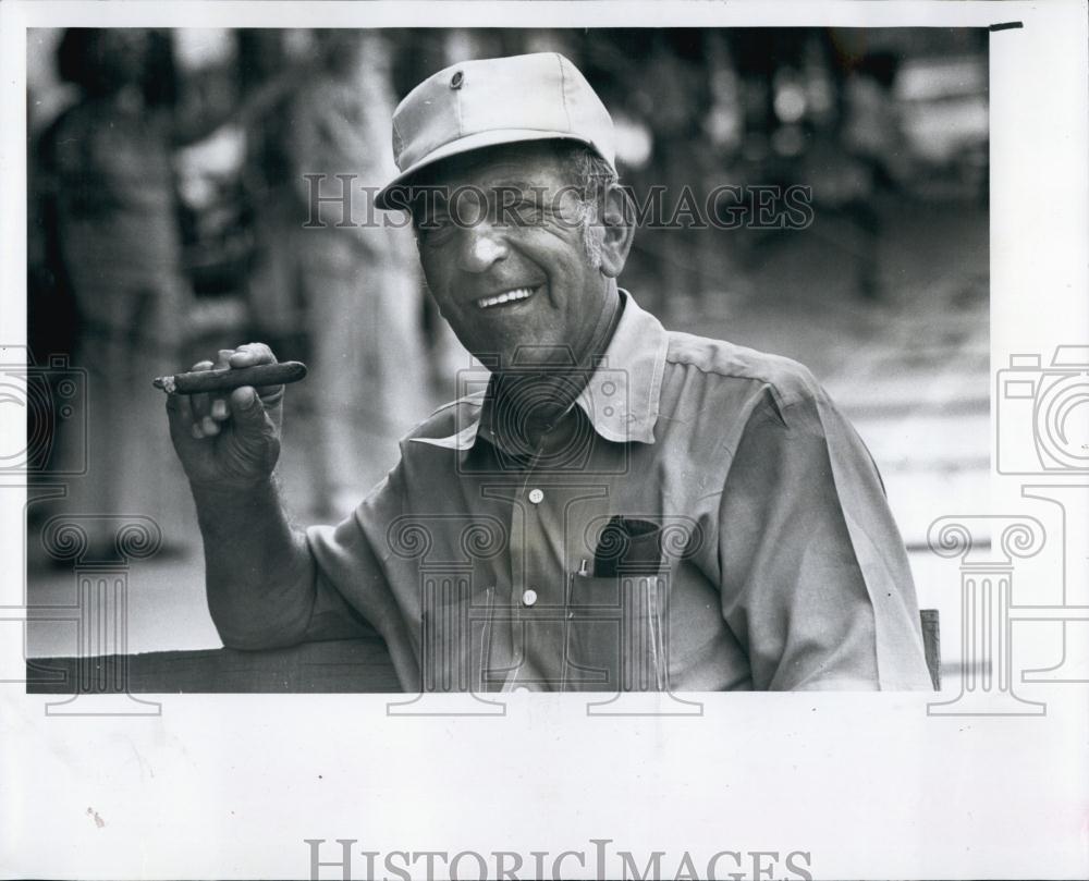 1981 Press Photo Omero Catan, retired in Florida and enjoying life - RSL66291 - Historic Images