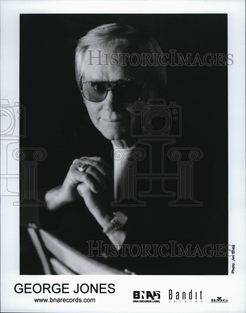 Press Photo George Jones Musician Singer entertainer - RSL83121 - Historic Images