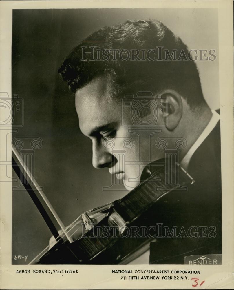 Press Photo Violinist Aaron Rosand - RSL59331 - Historic Images