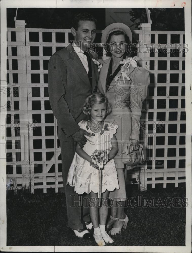 1936 Press Photo Actor Allan Jones Marries Irene Hervey - RSL83081 - Historic Images