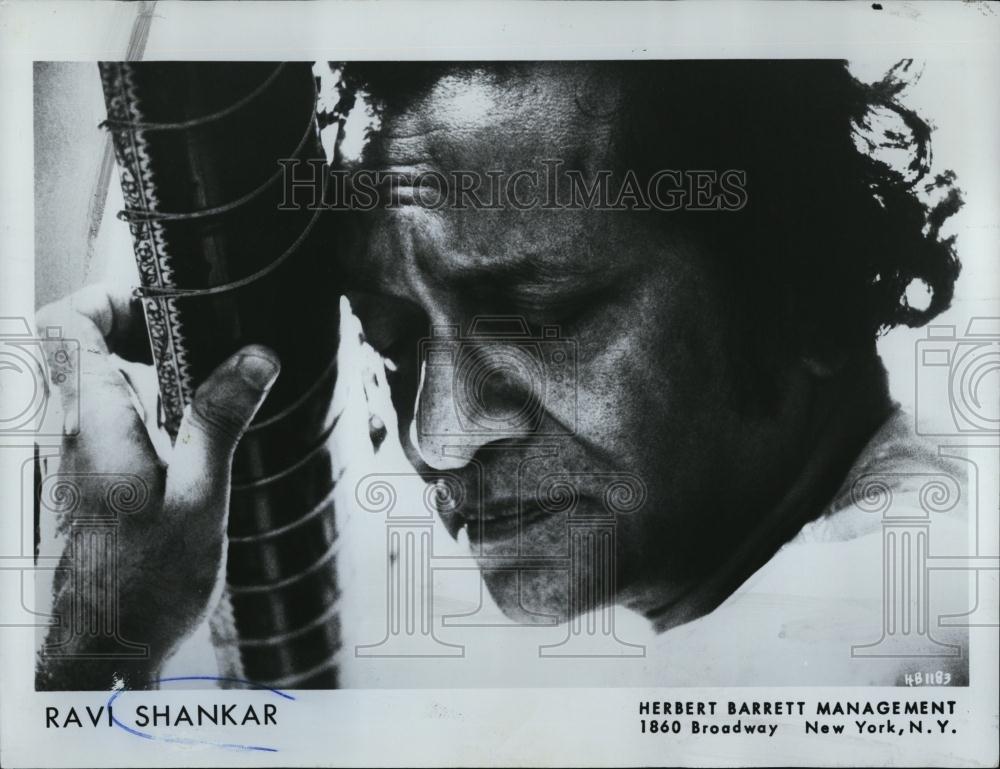 Press Photo Ravi Shankar - RSL39641 - Historic Images