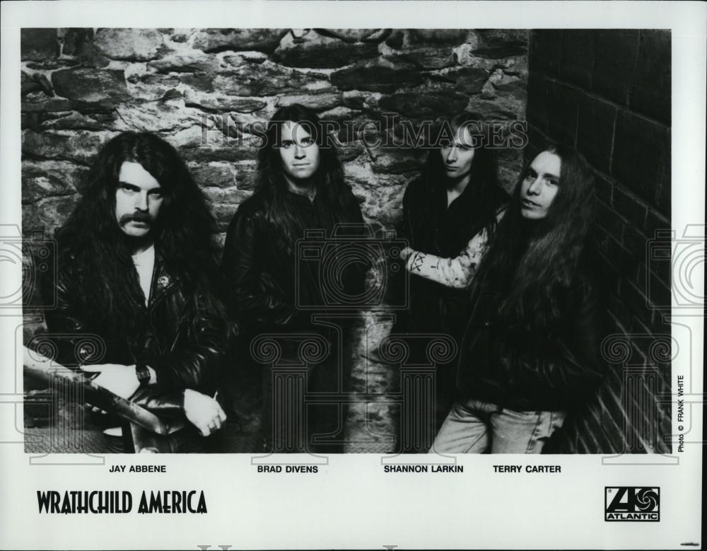 Press Photo Thrash Metal Rock Band &quot;Wrathchild America&quot; - RSL39949 - Historic Images