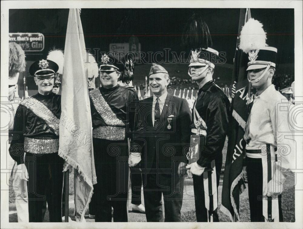 1967 Press Photo Nat'l Com John Davis, Sgt H Olderman, Joseph Genero - Historic Images