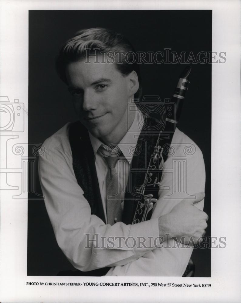 Press Photo Todd Palmer Clarinetist Musician Entertainer recording artist - Historic Images