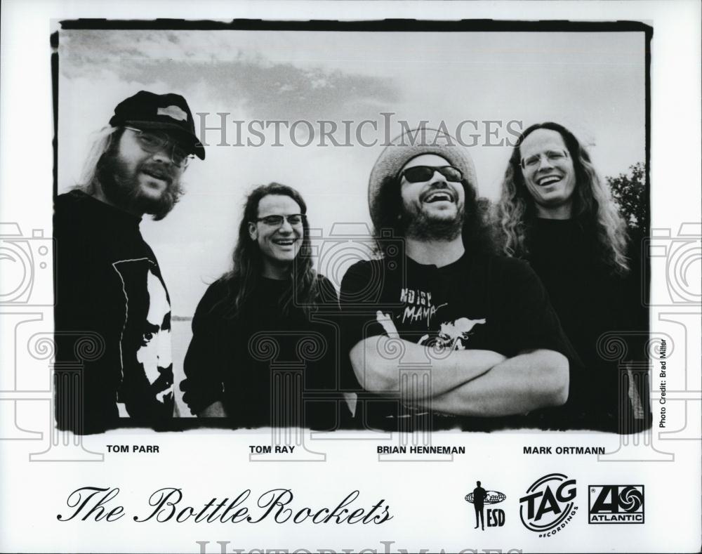 Press Photo The Bottle Rockets: T Parr, T Ray, B Henneman, M Ortmann - Historic Images