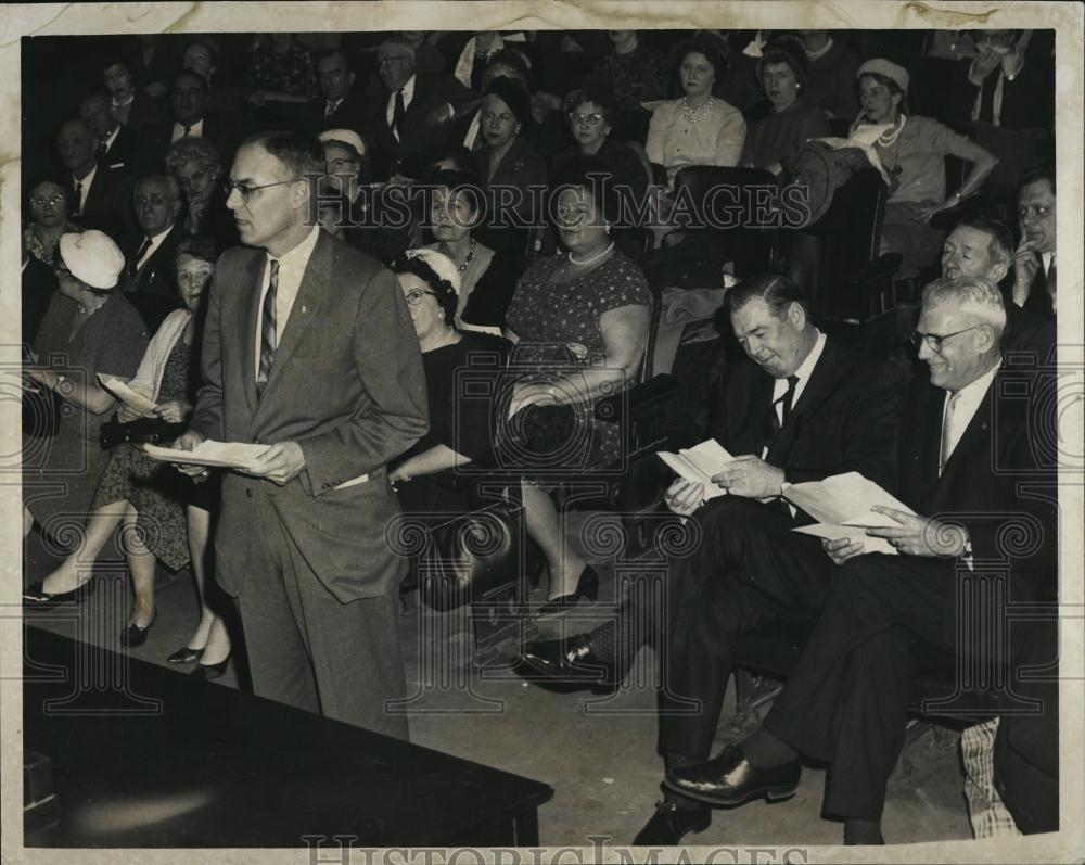 1962 Press Photo Robert E Robbins Massachusetts Association for Children - Historic Images