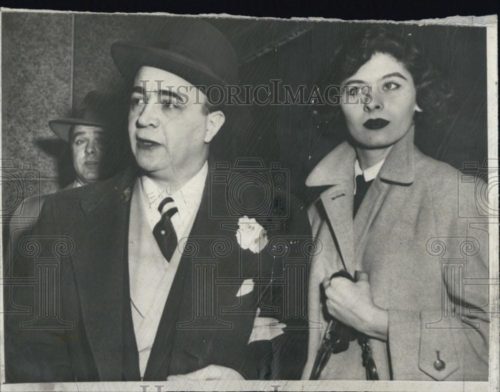 1953 Press Photo Call Girl Pat Ward Appears At Vice Trial - RSL06017 - Historic Images