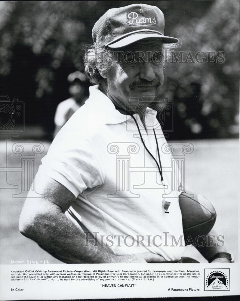 1979 Press Photo Actor Jack Warden in &quot;Heaven Can Wait&quot; - RSL04459 - Historic Images